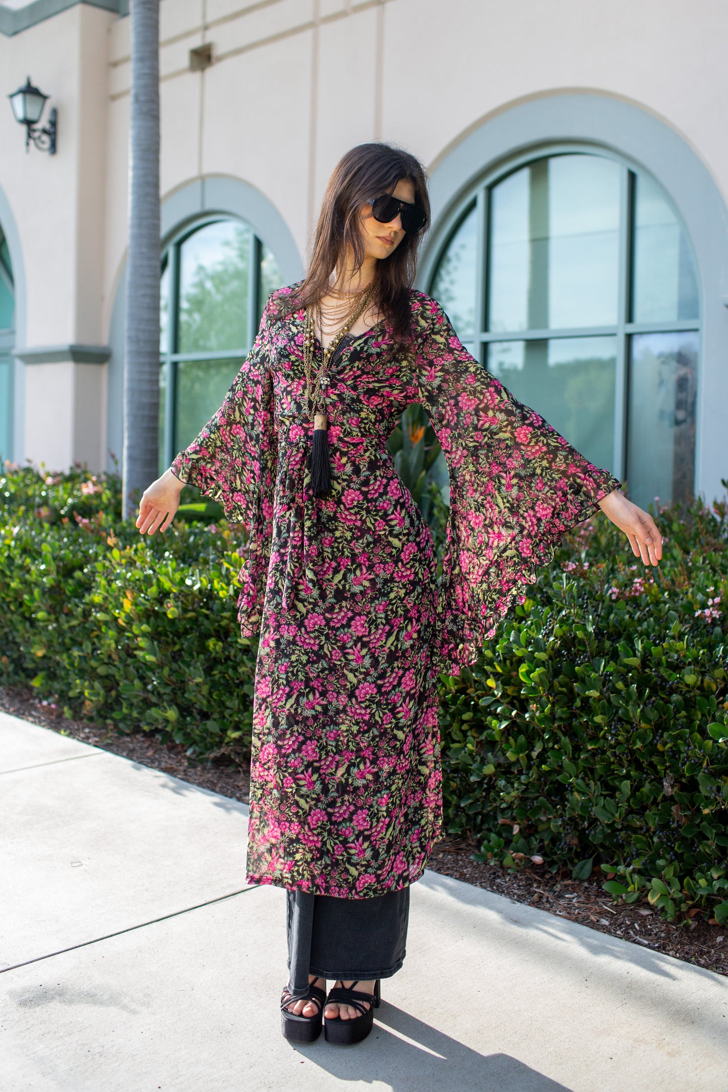 Boogie Muse Wrap Dress in Blackthorn PRE-ORDER