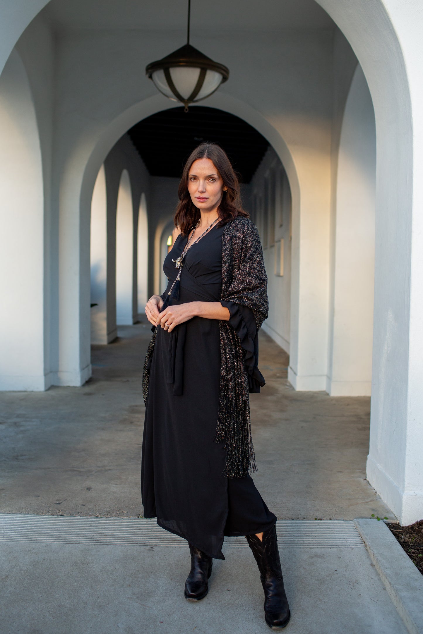 Boogie Muse Wrap Dress in Ebony PRE-ORDER