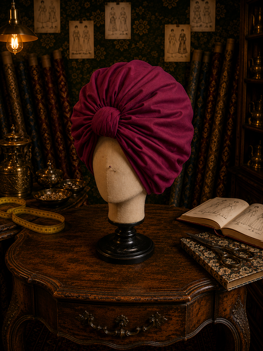 Merlot Crush Curling Turban Turban
