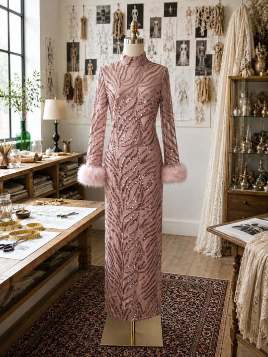 Catroux dress in Rose Stardust PRE-ORDER