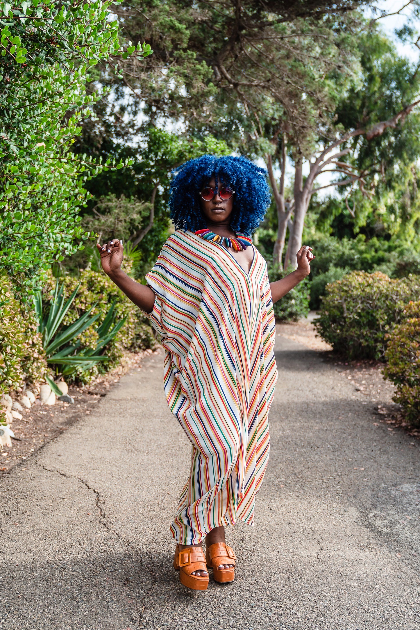 Cabana Stripe Caftan