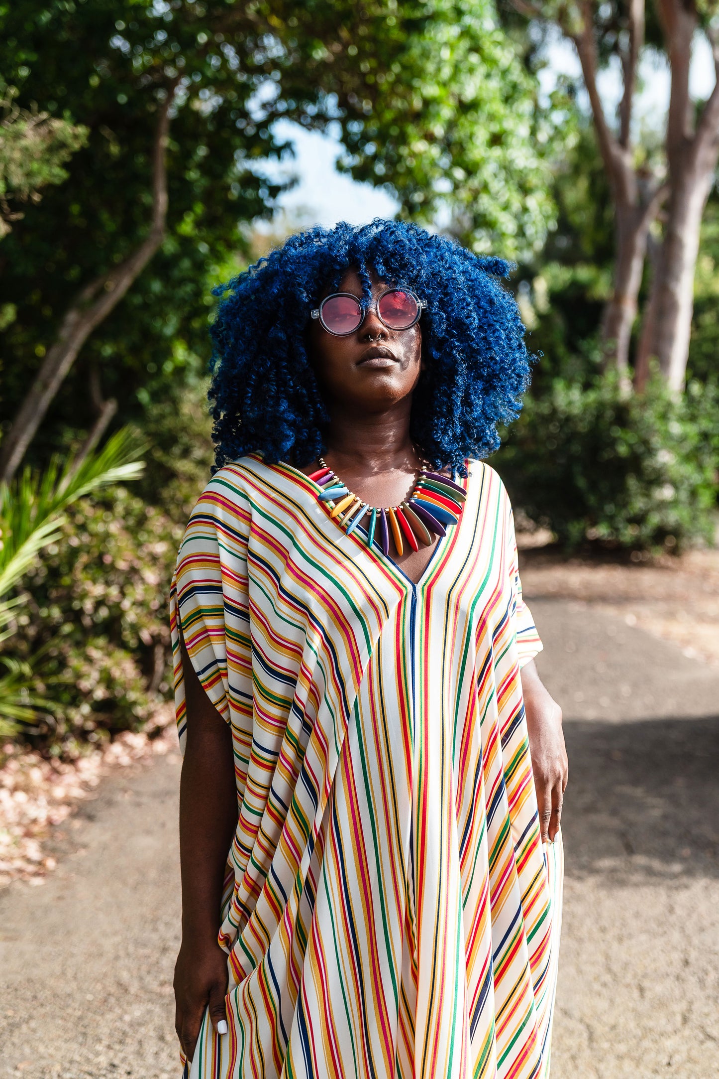 Cabana Stripe Caftan