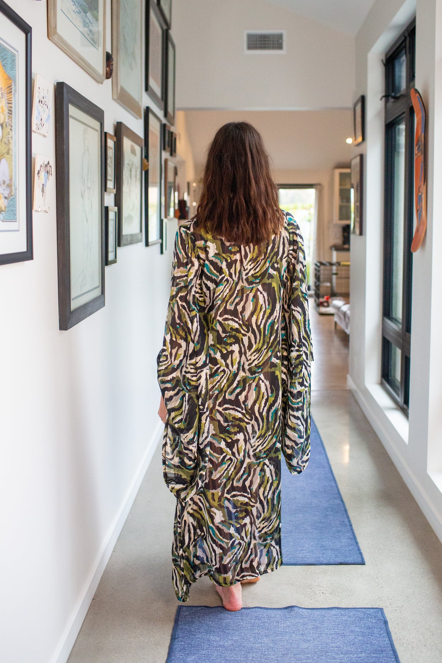 Camille Jungle Print Kimono