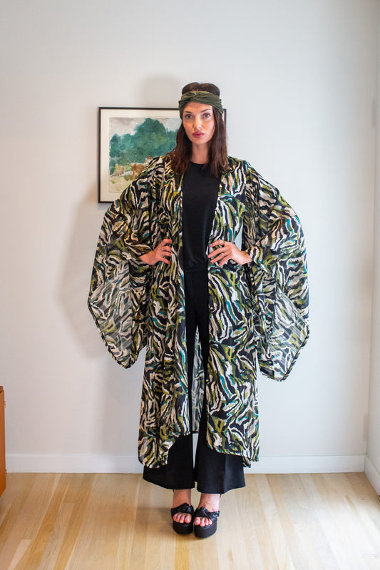 Camille Jungle Print Kimono PRE-ORDER