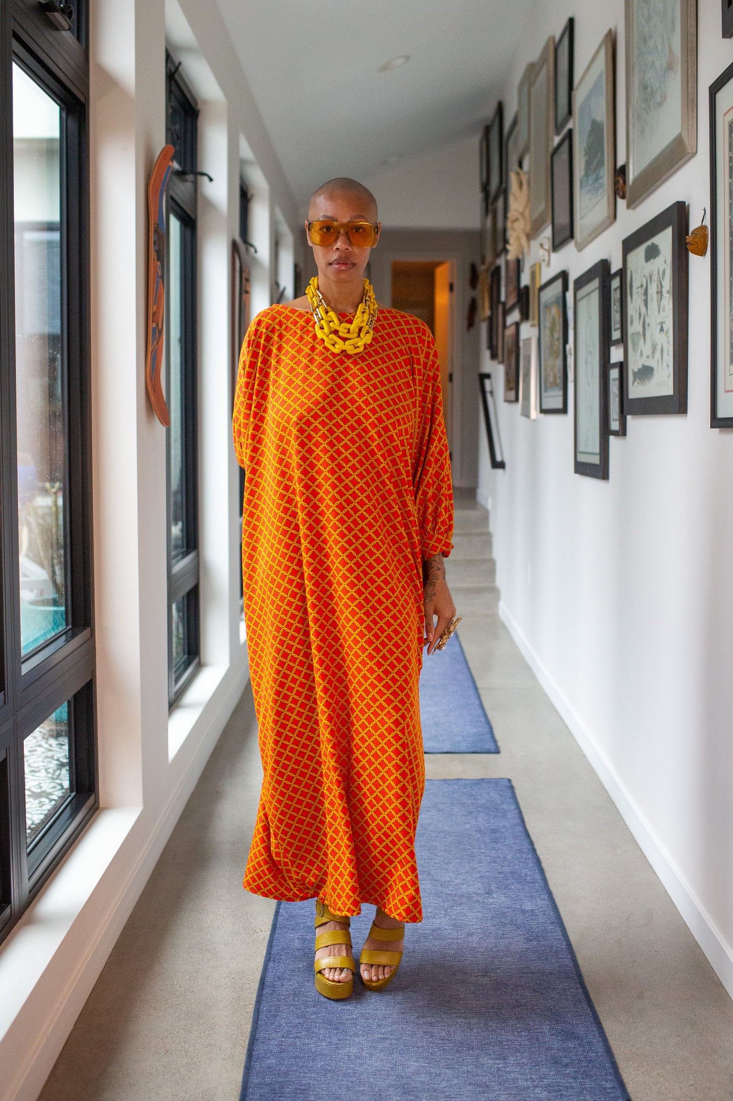 Capri Caftan in Goldenrod
