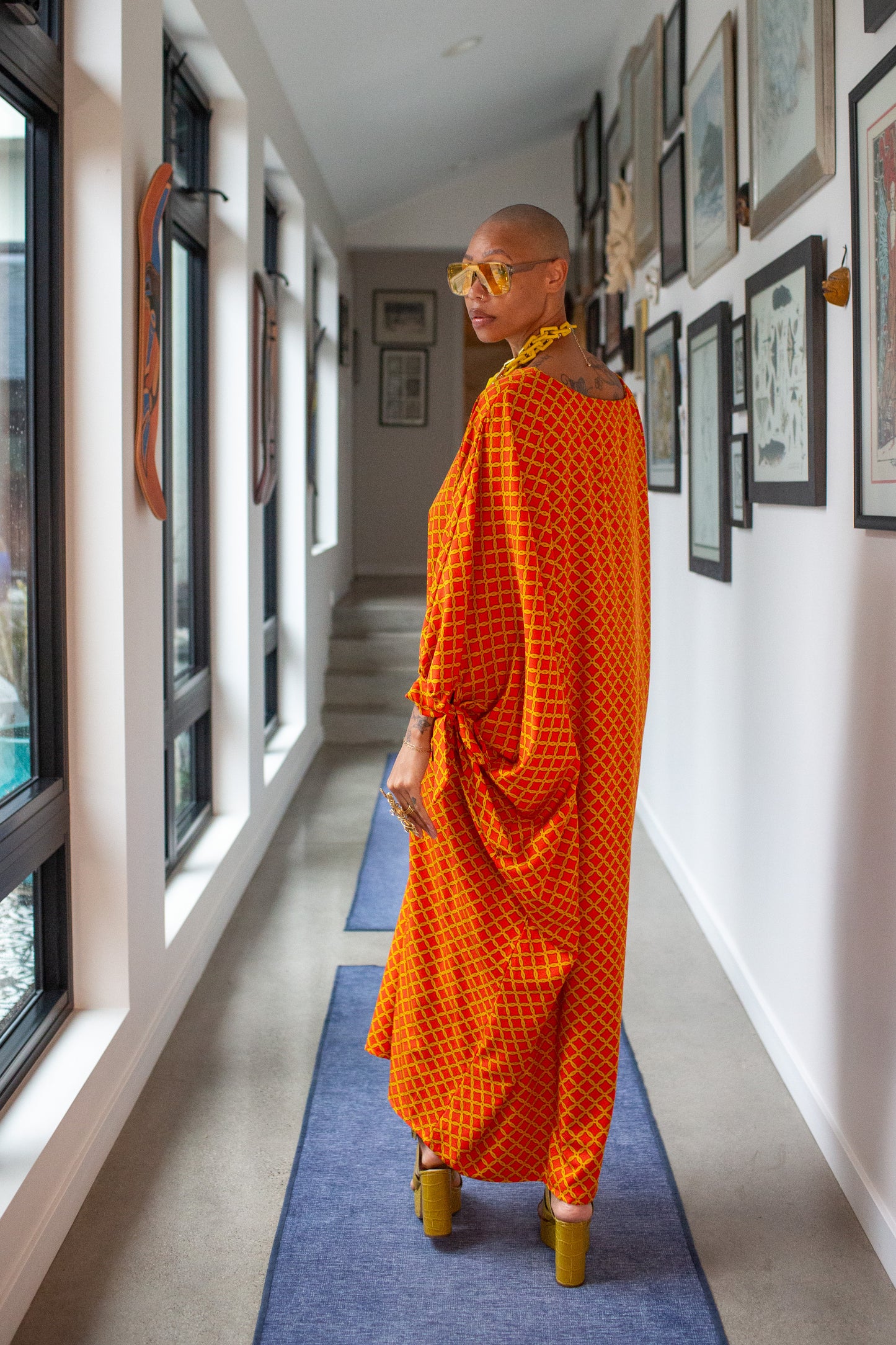 Capri Caftan in Goldenrod