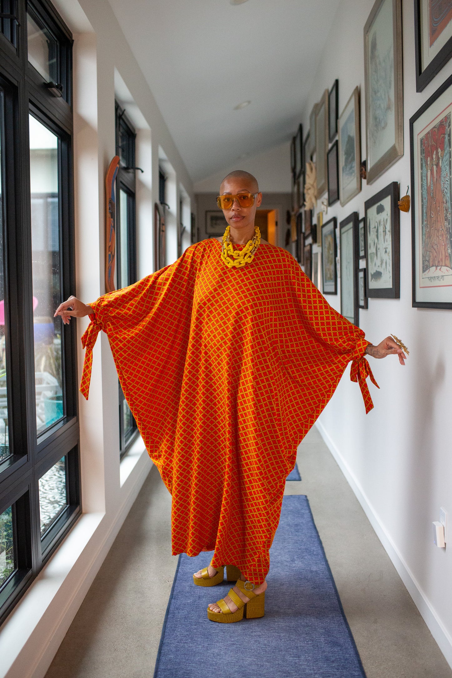 Capri Caftan in Goldenrod