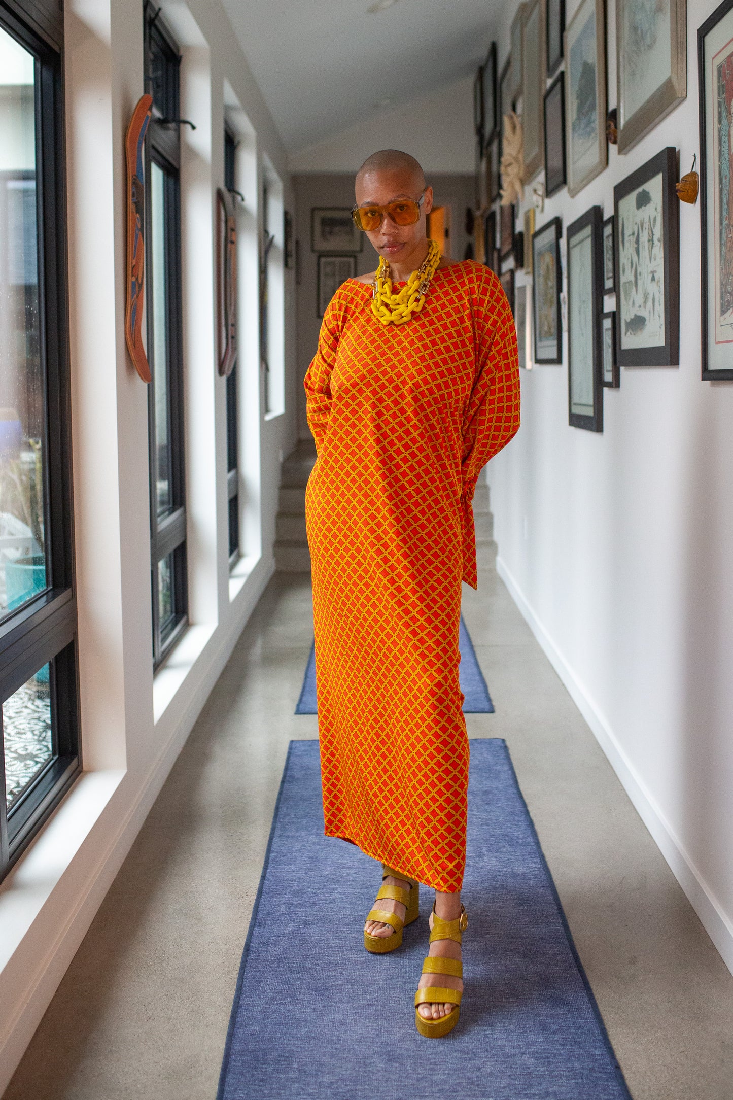 Capri Caftan in Goldenrod