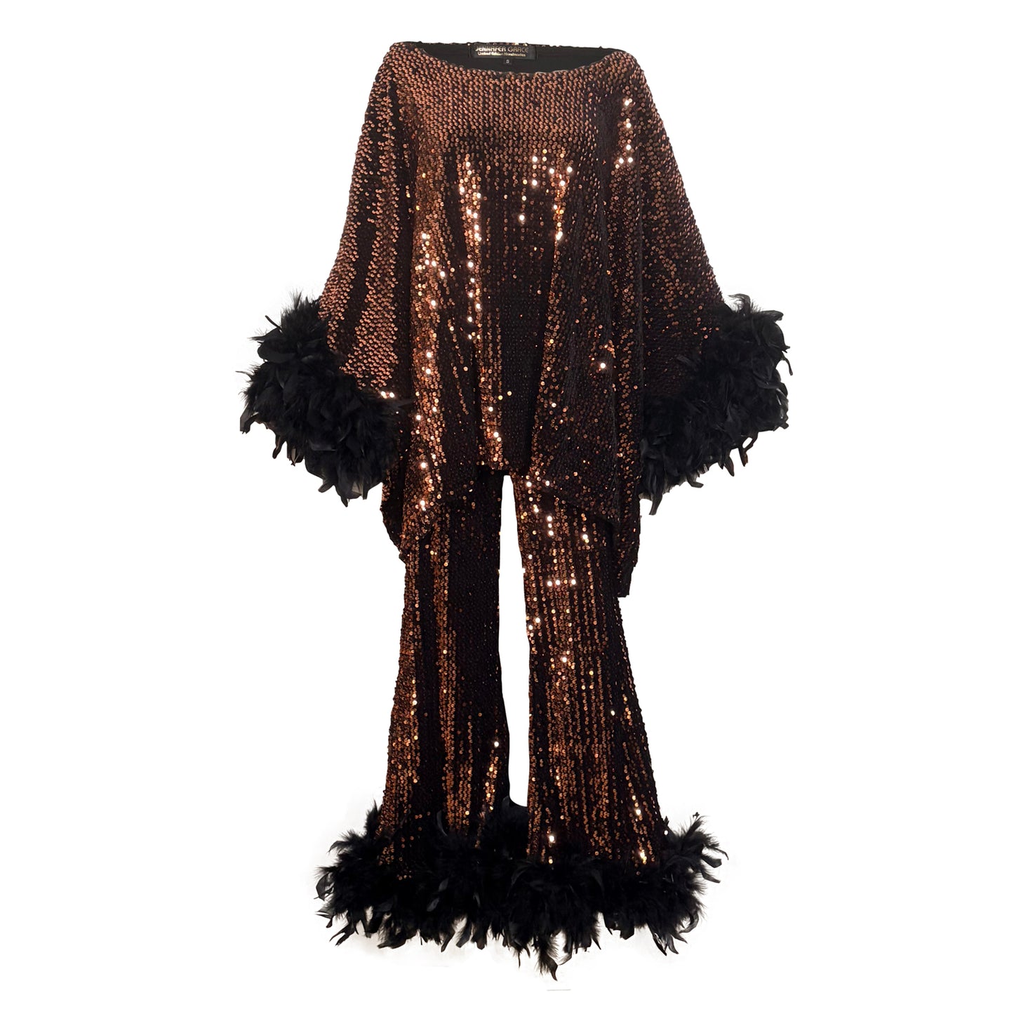 Cara Disco Set in Copper Flash