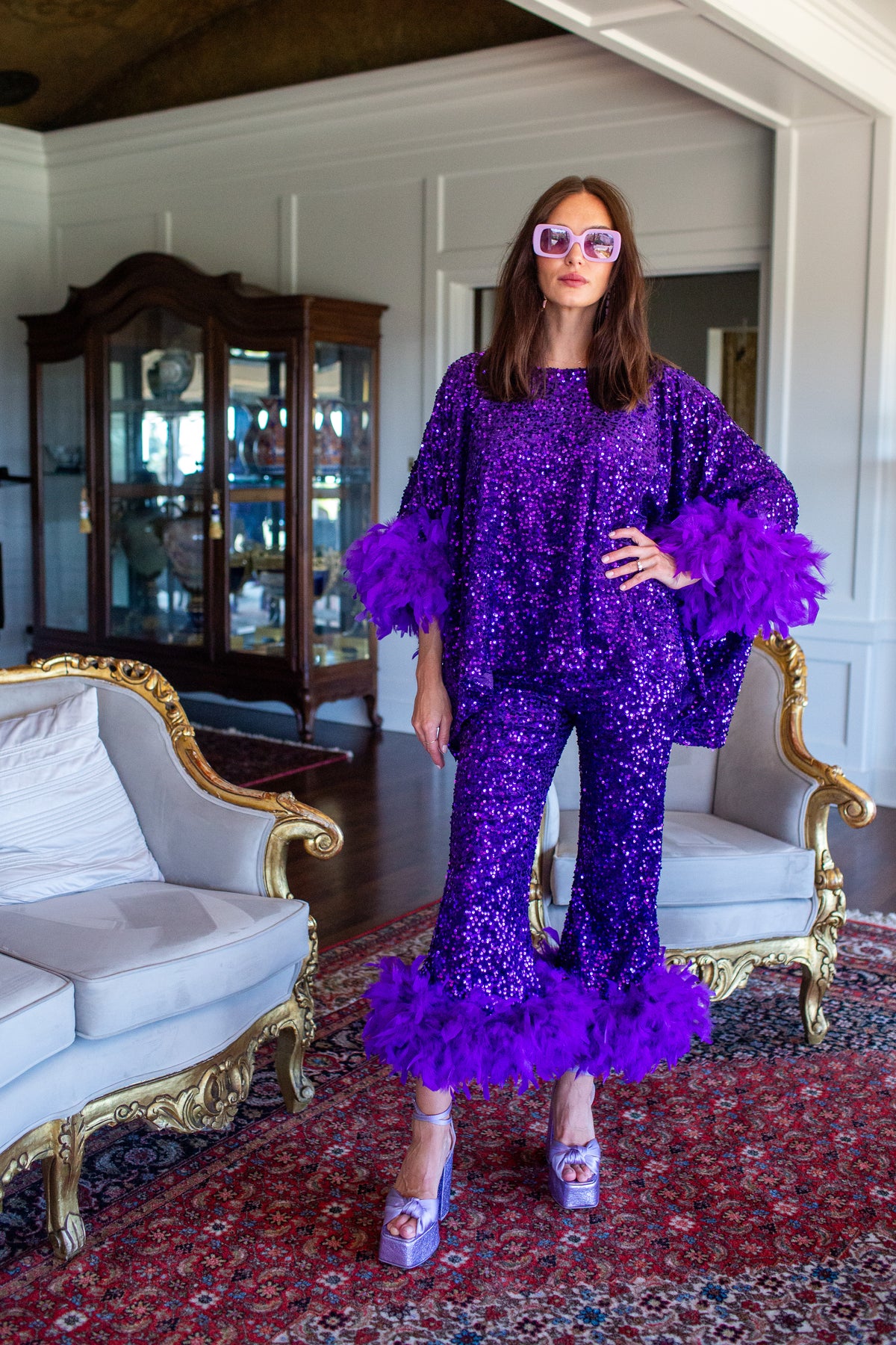 Cara Disco Set in Fuchsia Flash