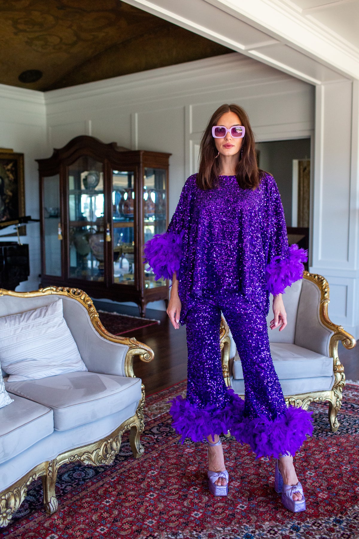 Cara Disco Set in Fuchsia Flash