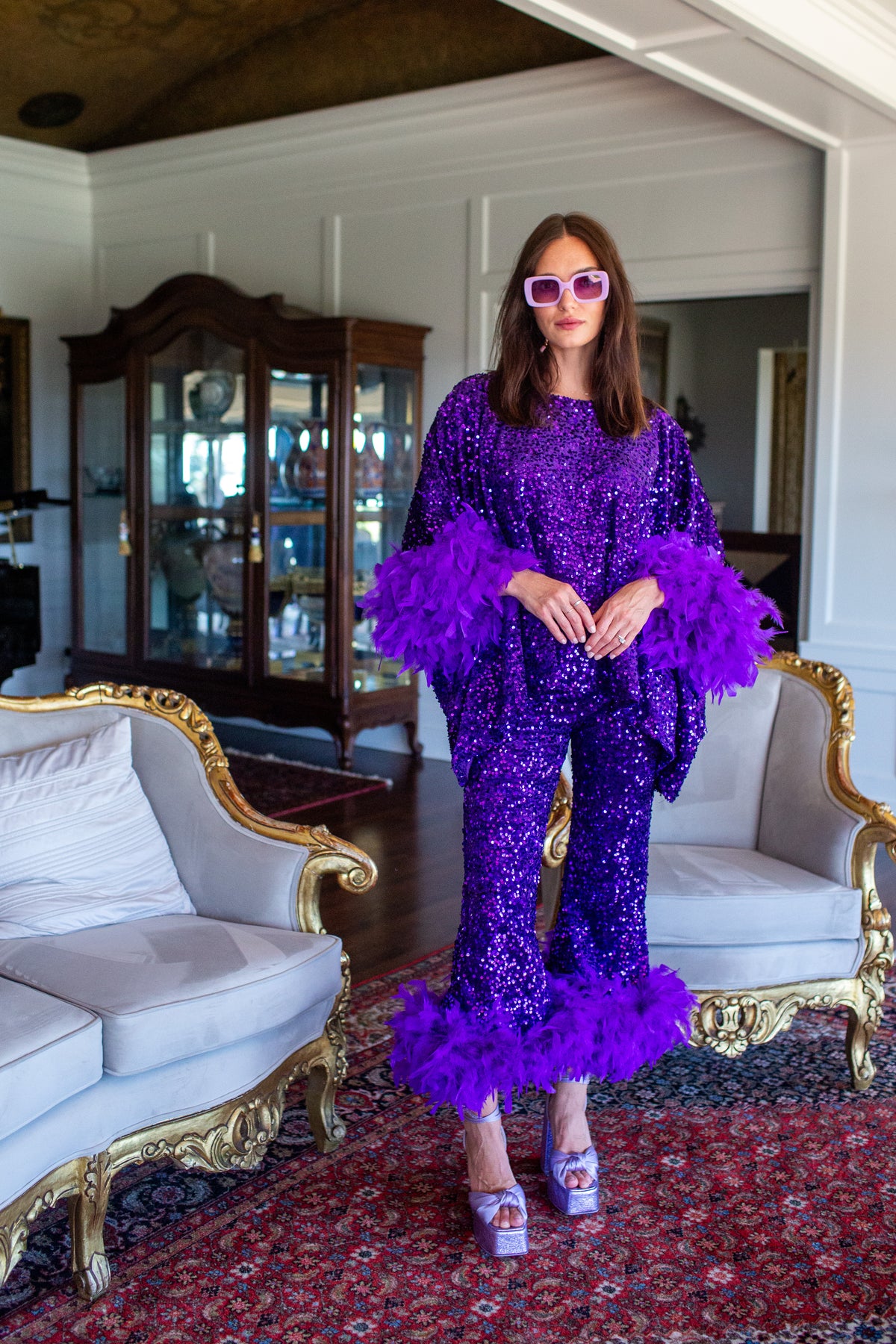 Cara Disco Set in Fuchsia Flash
