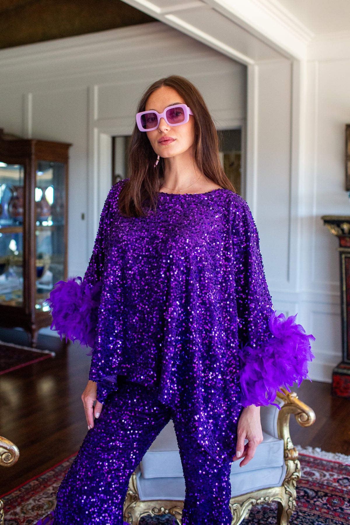 Cara Disco Set in Fuchsia Flash