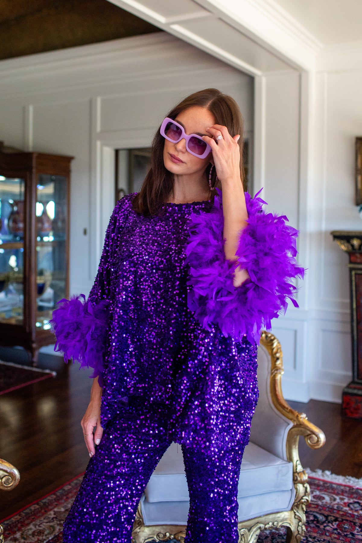 Cara Disco Set in Fuchsia Flash