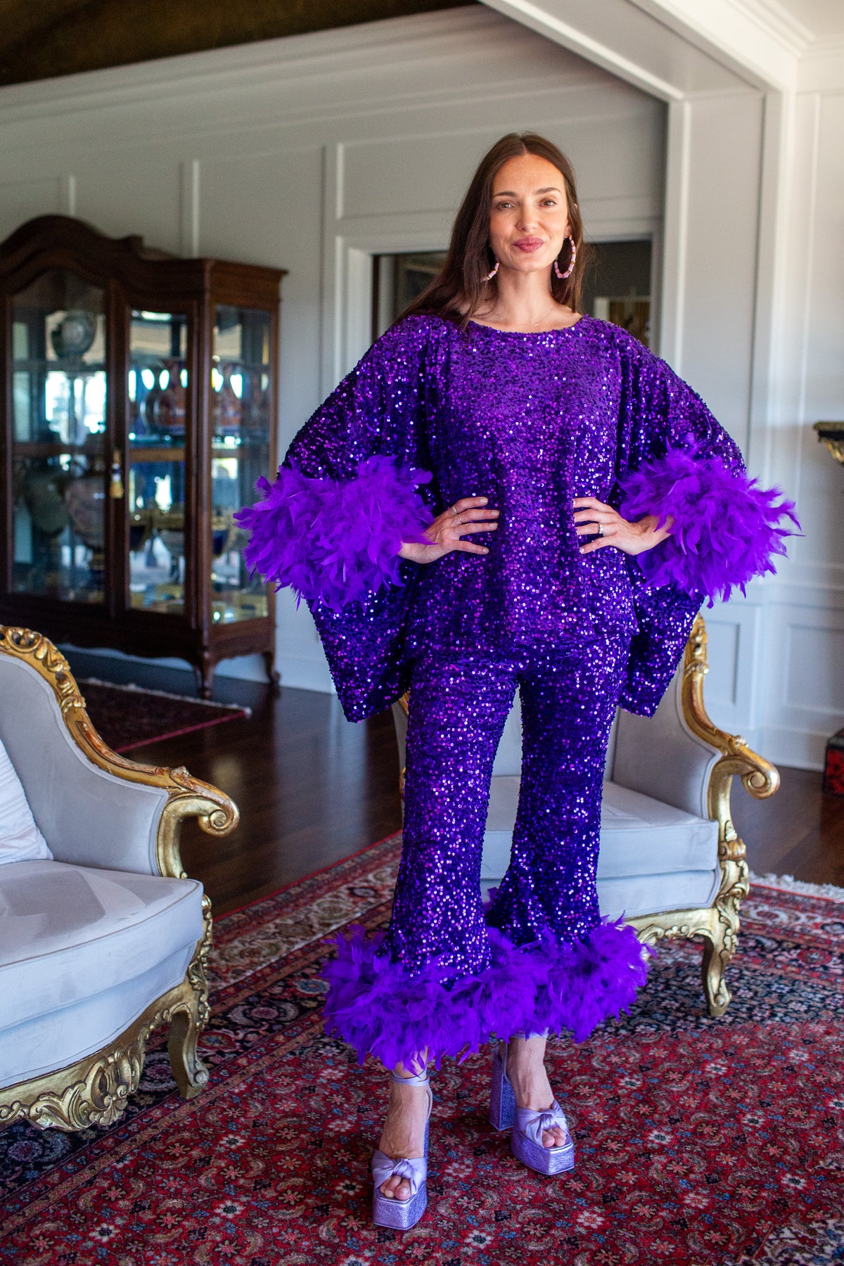 Cara Disco Set in Fuchsia Flash