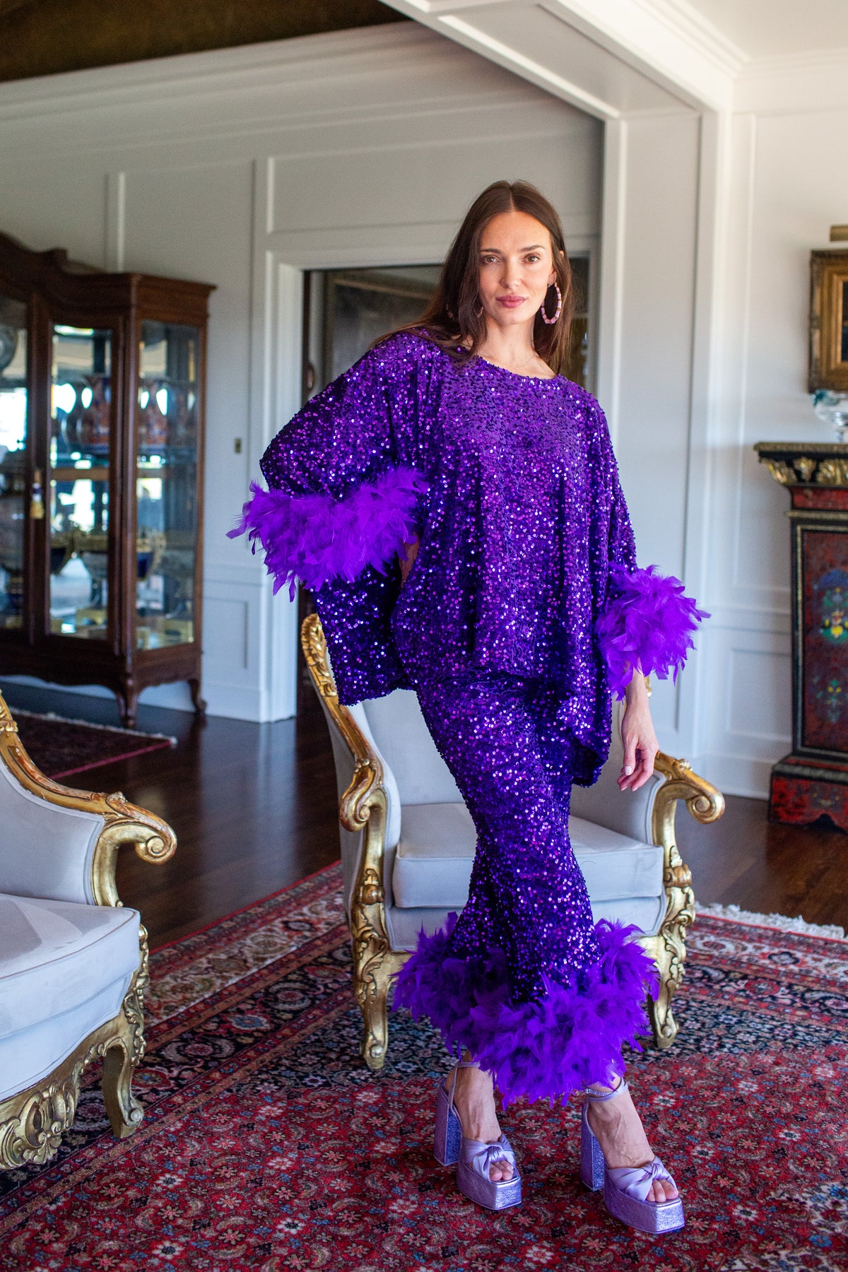 Cara Disco Set in Fuchsia Flash