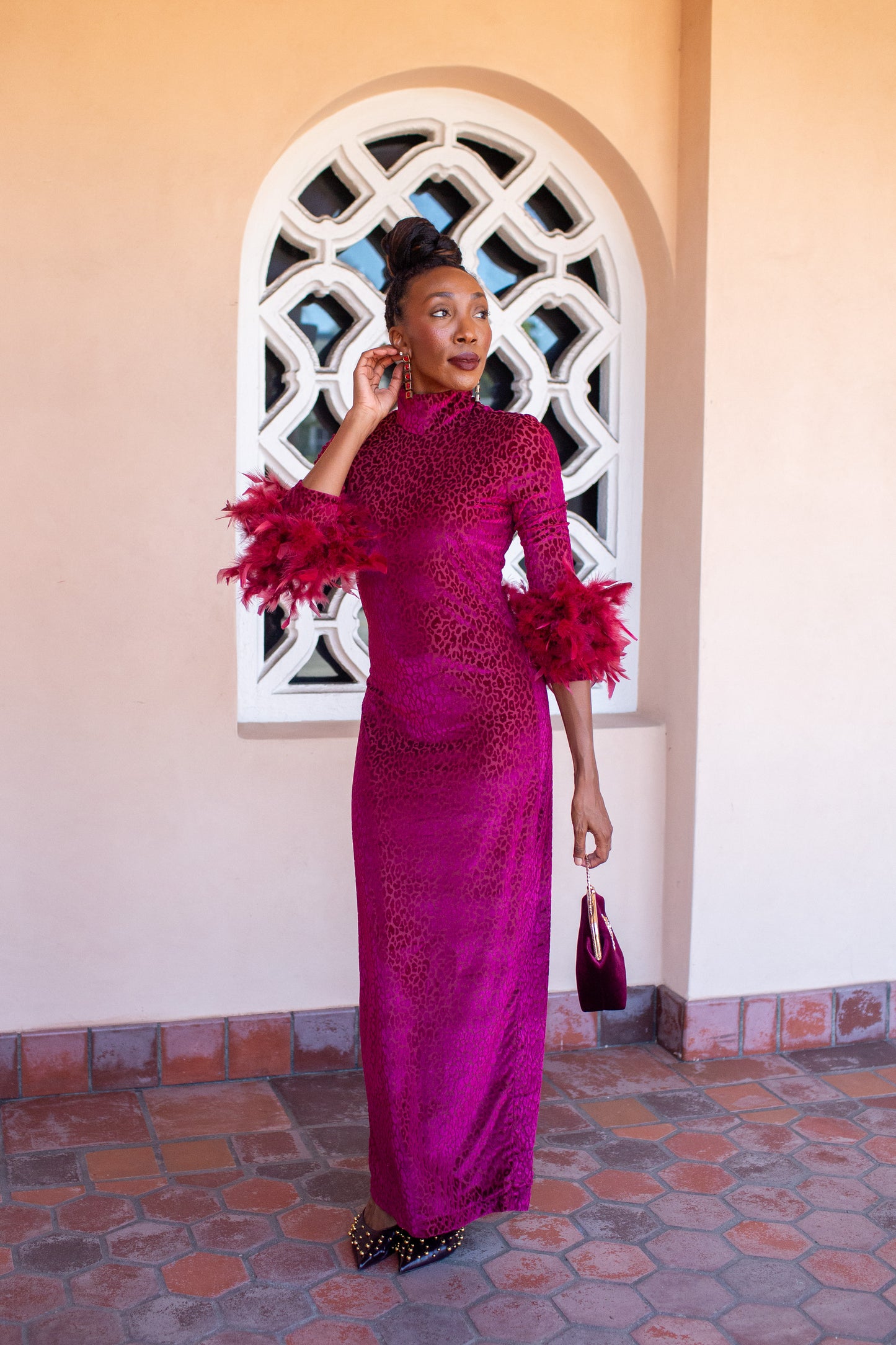 Catroux Dress in Crimson Night PRE-ORDER