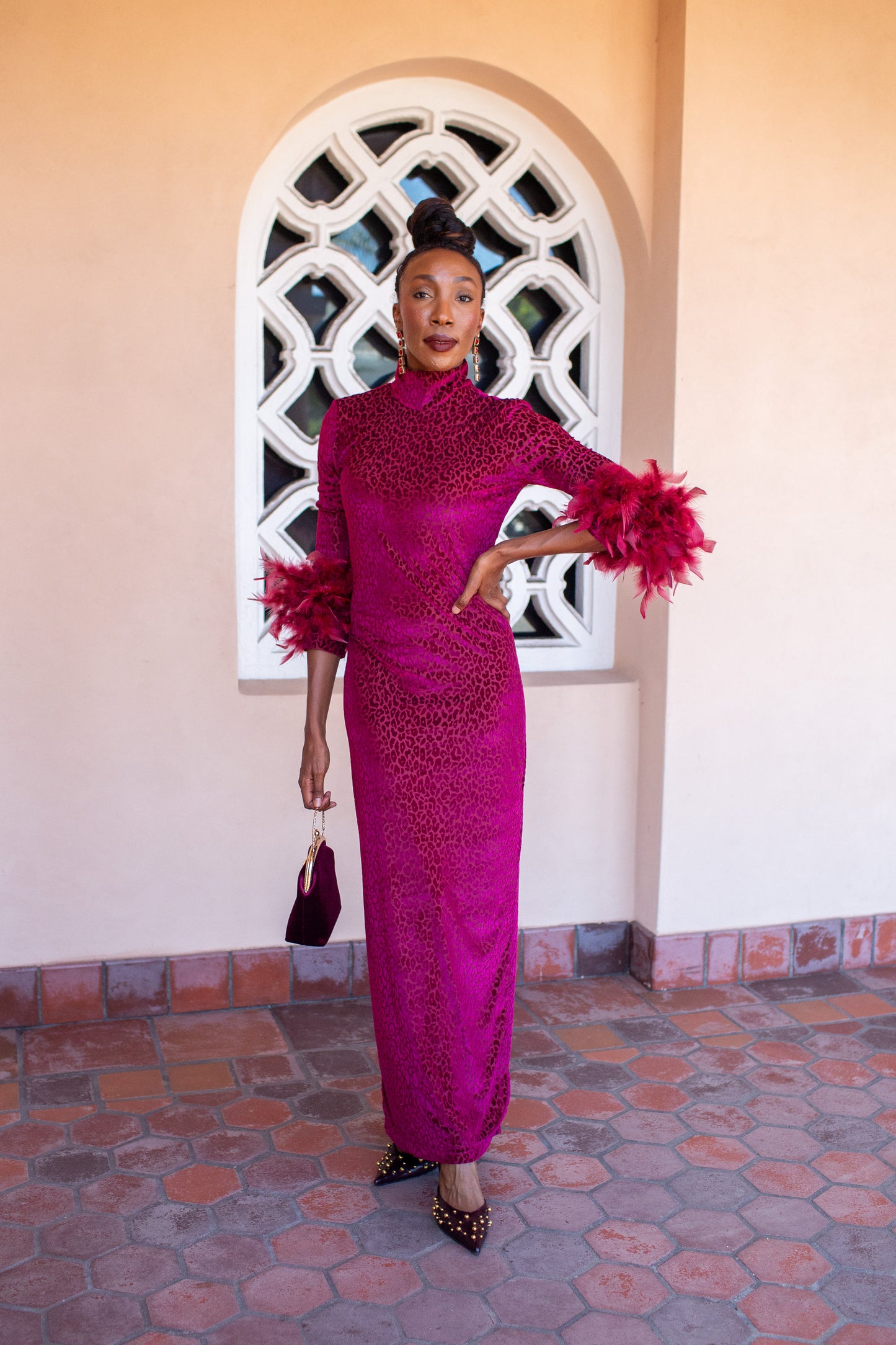 Catroux Dress in Crimson Night PRE-ORDER