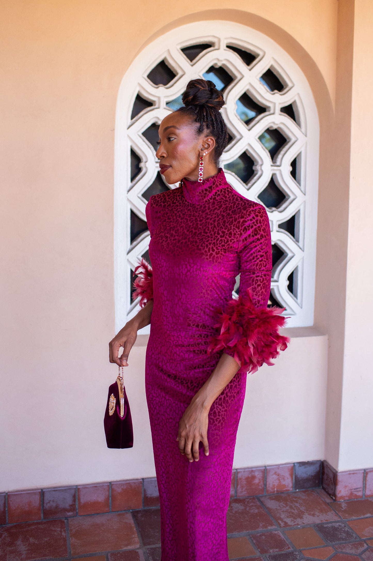 Catroux Dress in Crimson Night PRE-ORDER