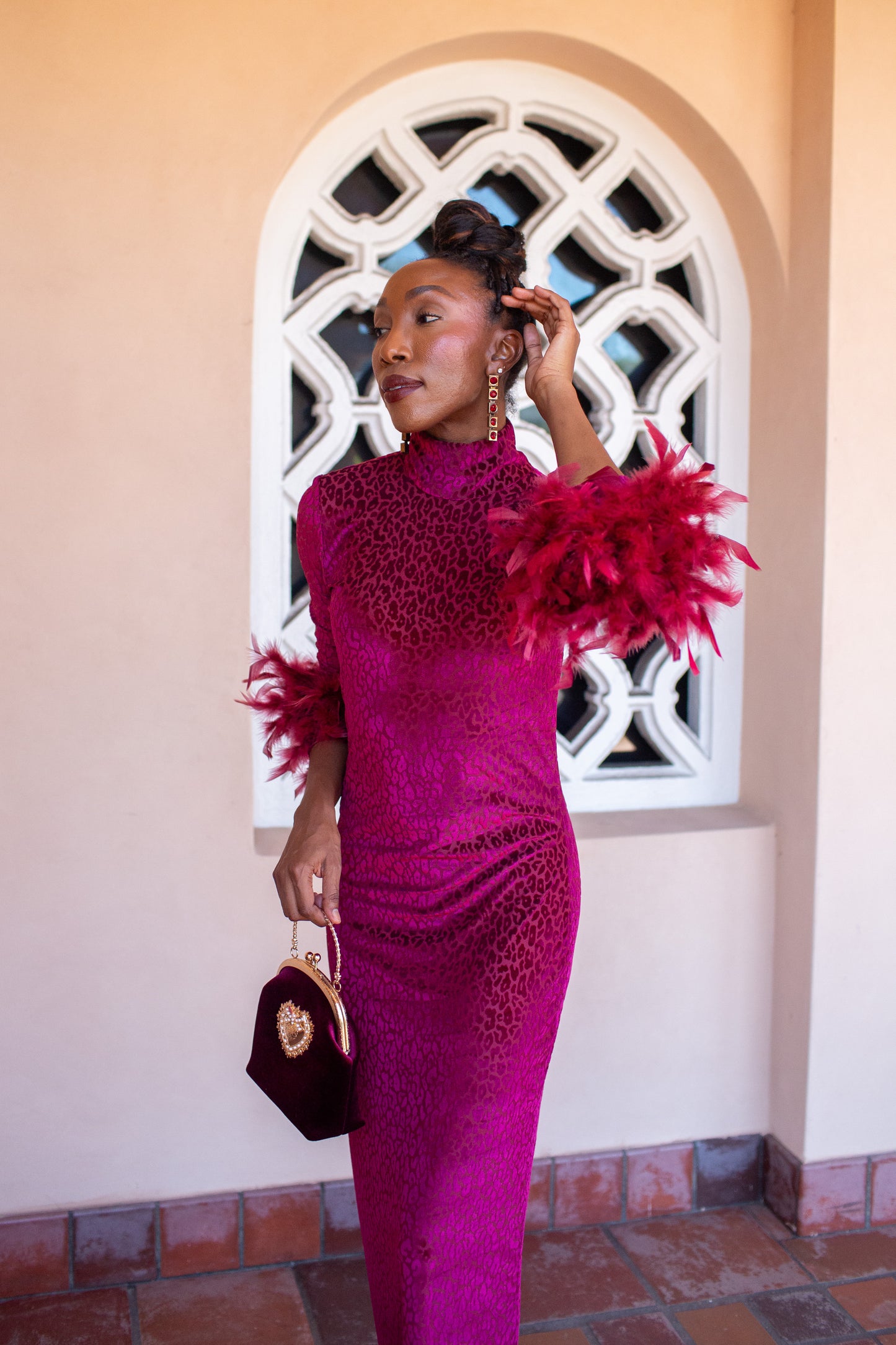 Catroux Dress in Crimson Night PRE-ORDER