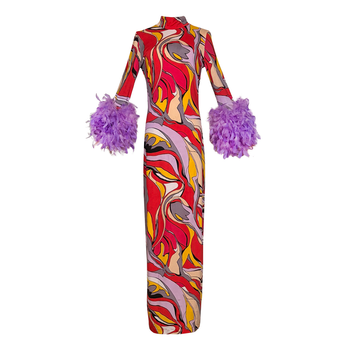 Catroux Dress in Psyche Rouge PRE-ORDER
