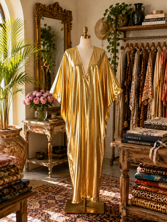 Auric Flash Gold Caftan