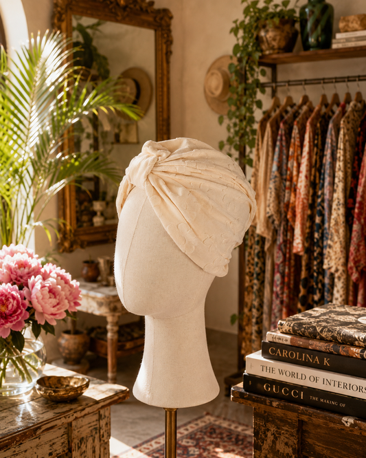 Bellis Blanc Turban- Preorder