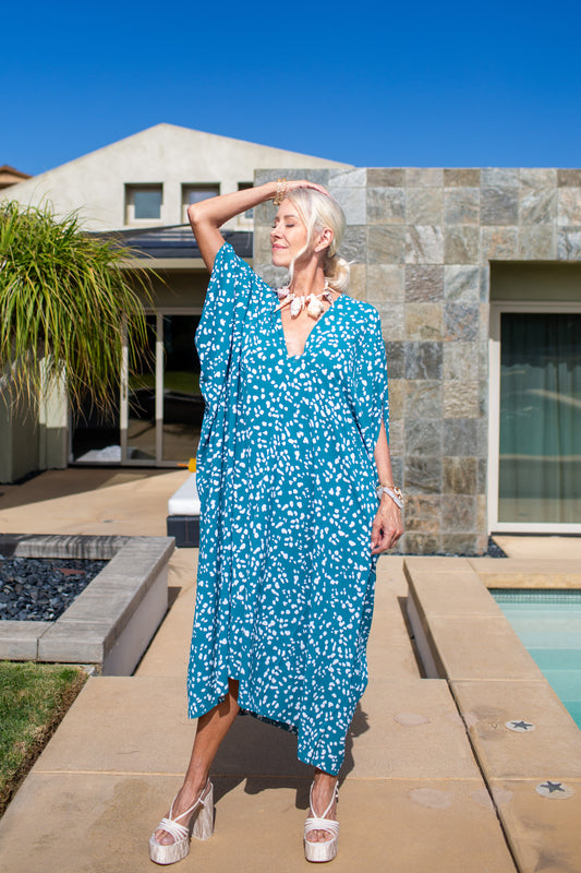 Coquina Blu Caftan Kaftan Dress