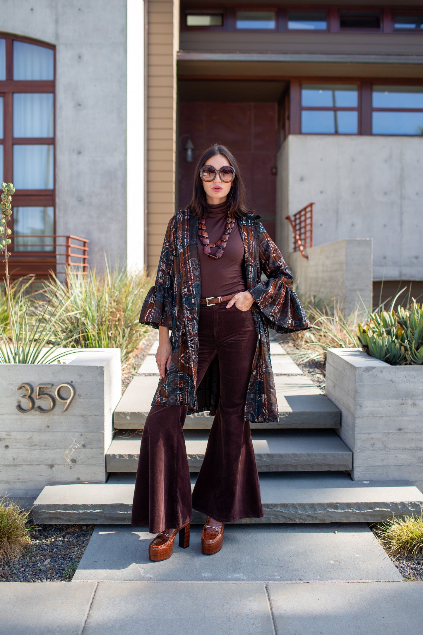 Cordelia Driving Coat in Nomad Tapestry (PRE-ORDER)