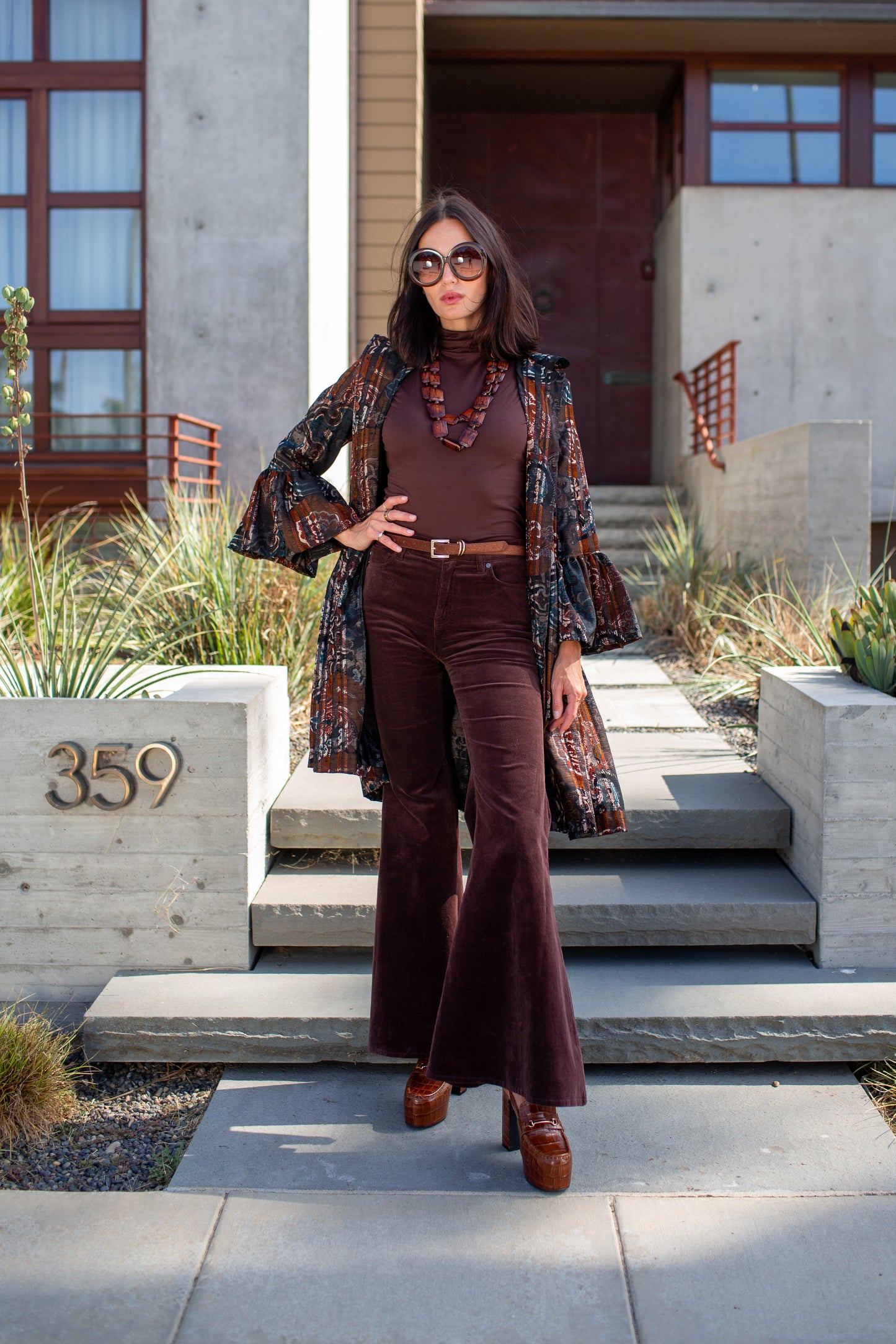 Cordelia Driving Coat in Nomad Tapestry (PRE-ORDER)