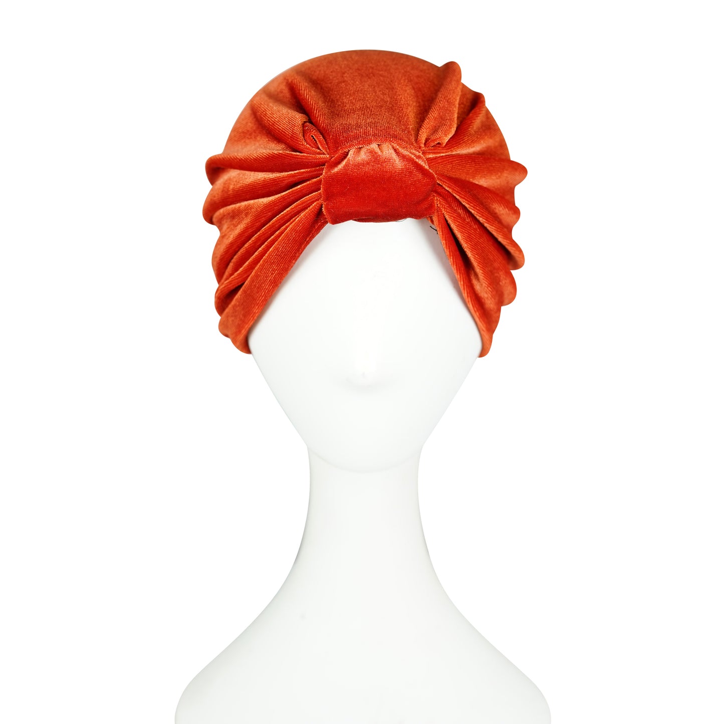 Ochre Velvet Turban