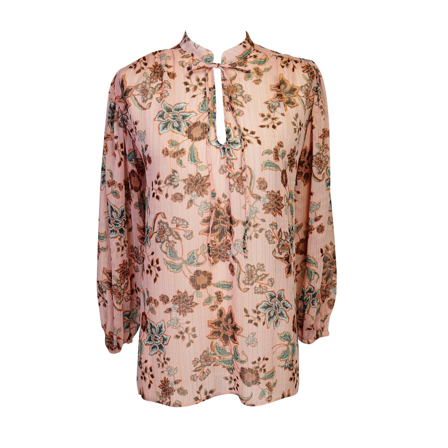 Clara Bishop Sleeve Blouse in Sweet Valley Pink