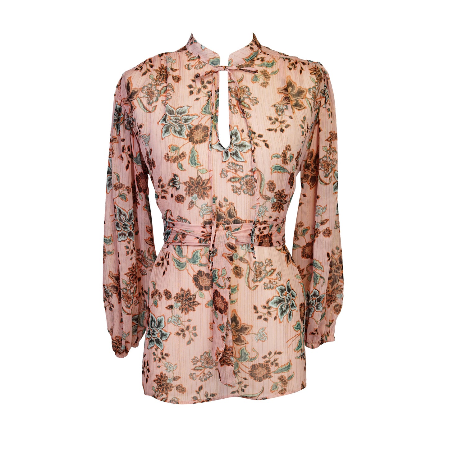 Clara Bishop Sleeve Blouse in Sweet Valley Pink