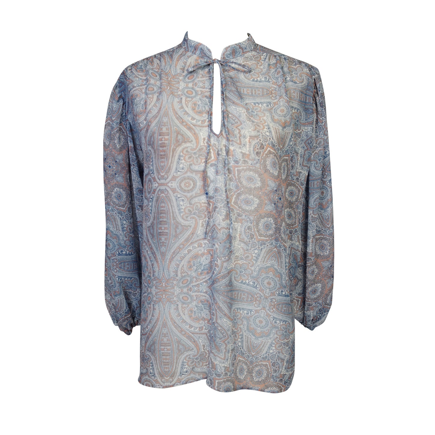 Clara Bishop Sleeve Blouse in Paisley Dawn