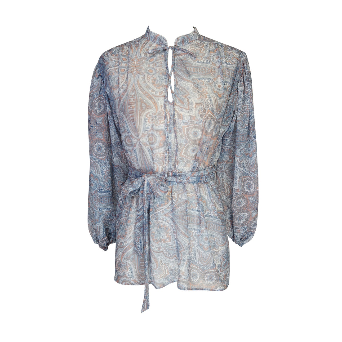 Clara Bishop Sleeve Blouse in Paisley Dawn