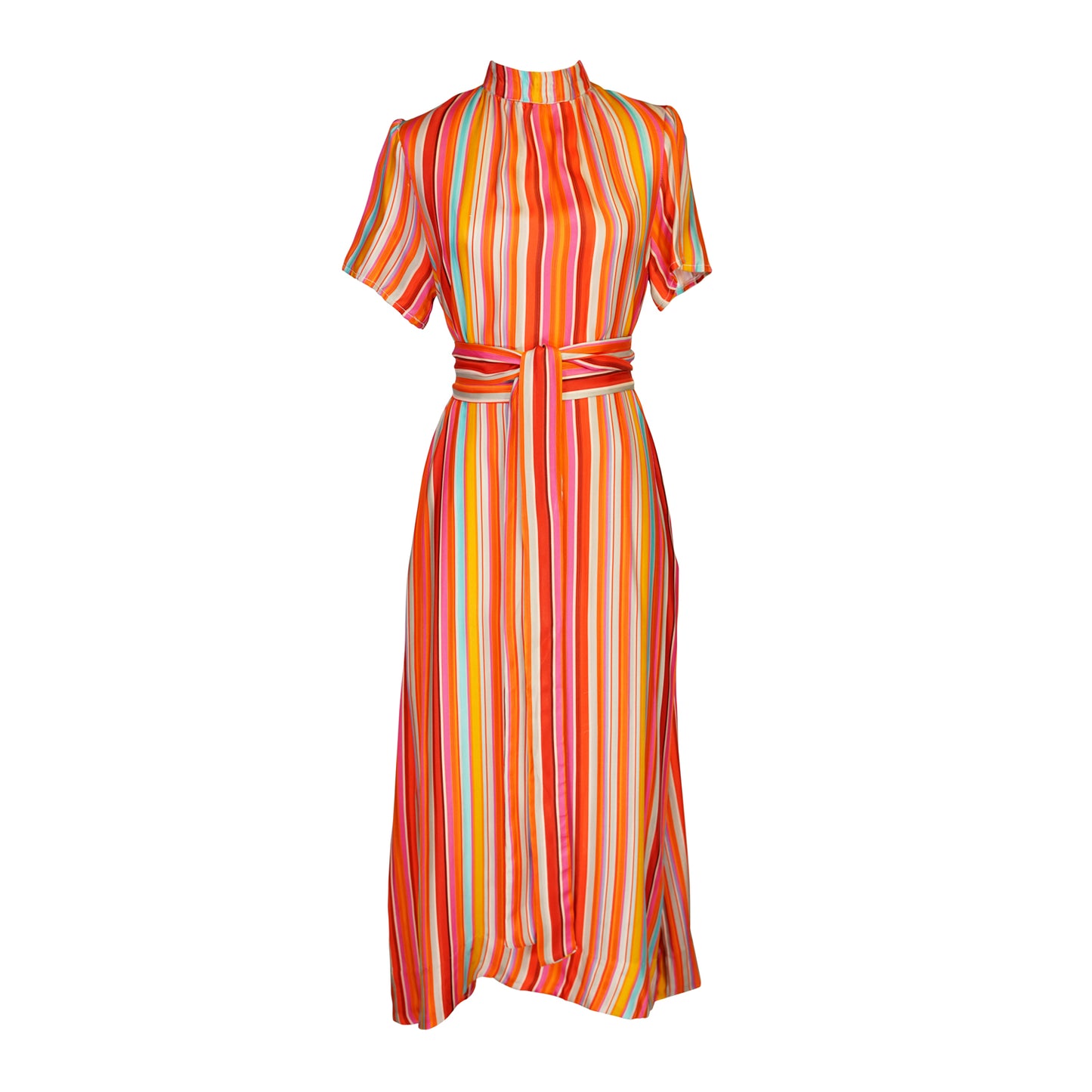 JJ Maxi Dress in Rainbow Stripe PRE-ORDER