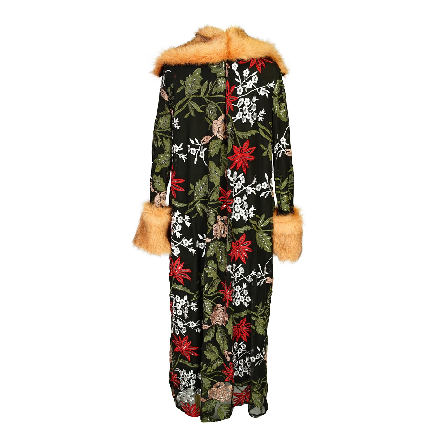 Penny Natura Embroidered Faux Fur Jacket