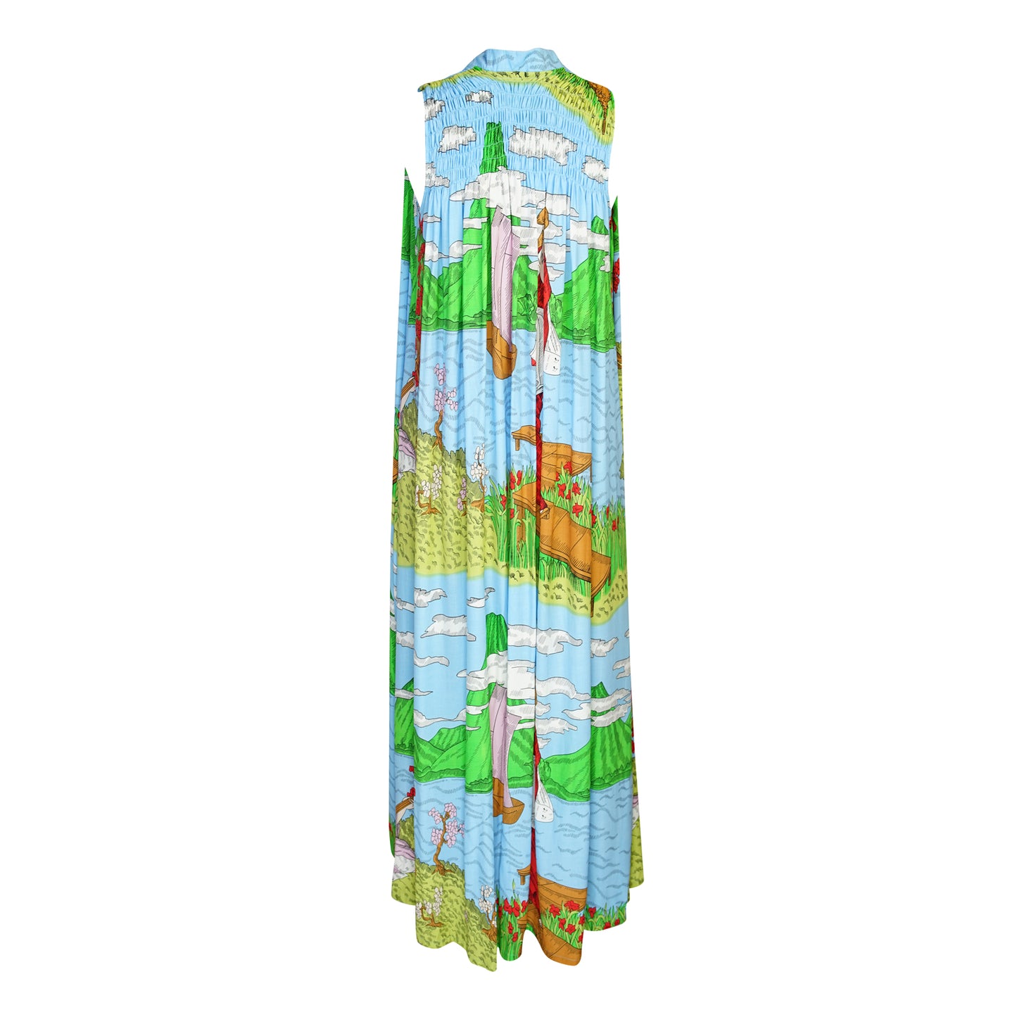 Fuji Garden Maxi Dress