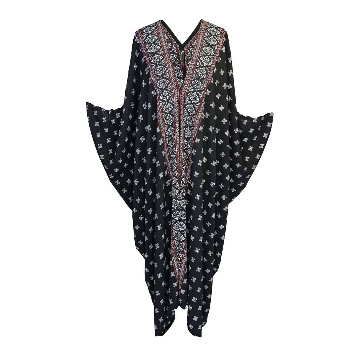 Pauline Paisley Border Caftan