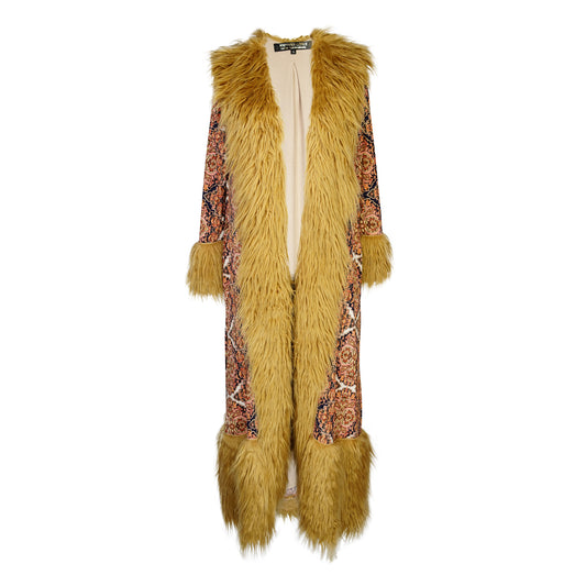 Penny Deluxe Byzantium Faux Fur Jacket