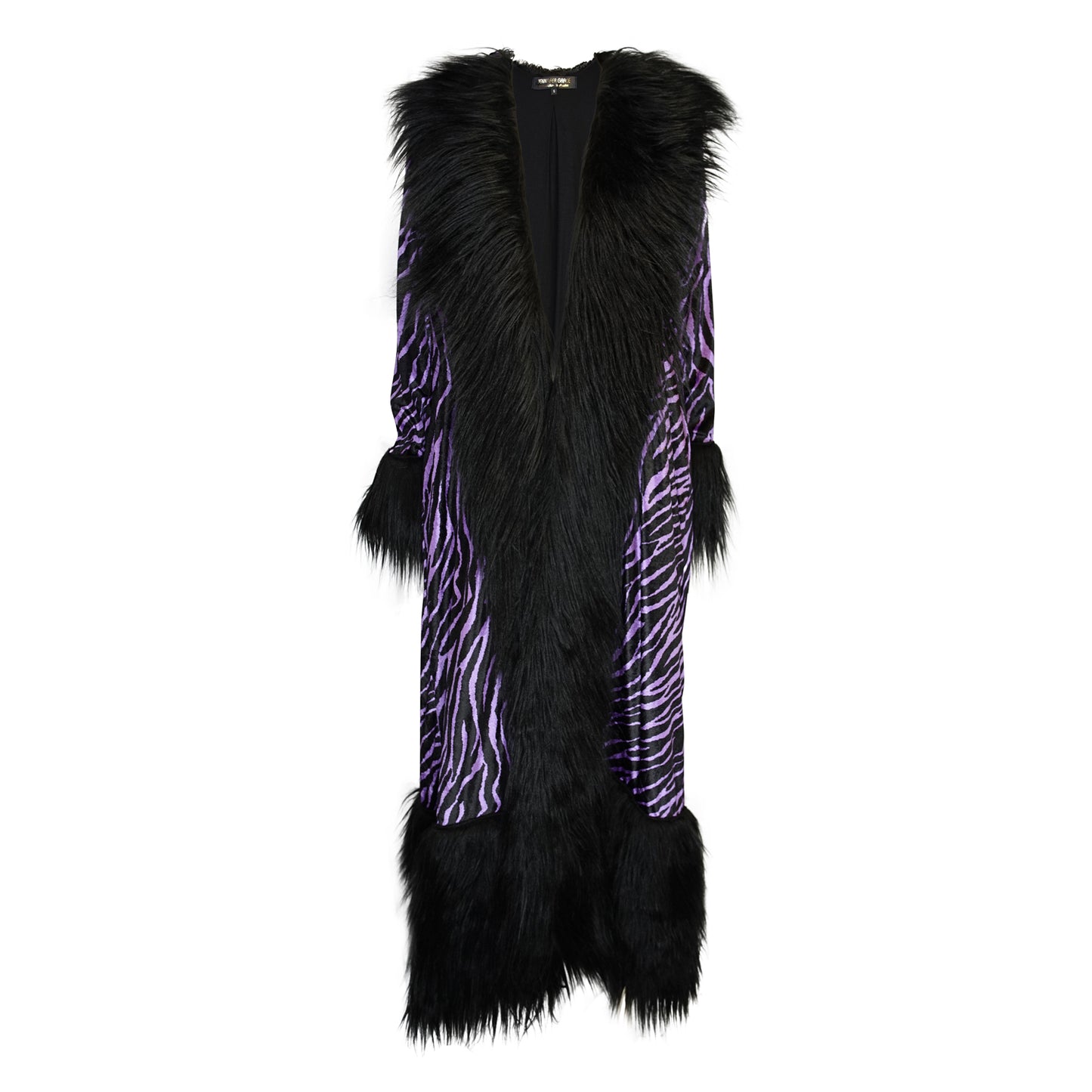Penny Deluxe Purple Haze Velvet Faux Fur Jacket
