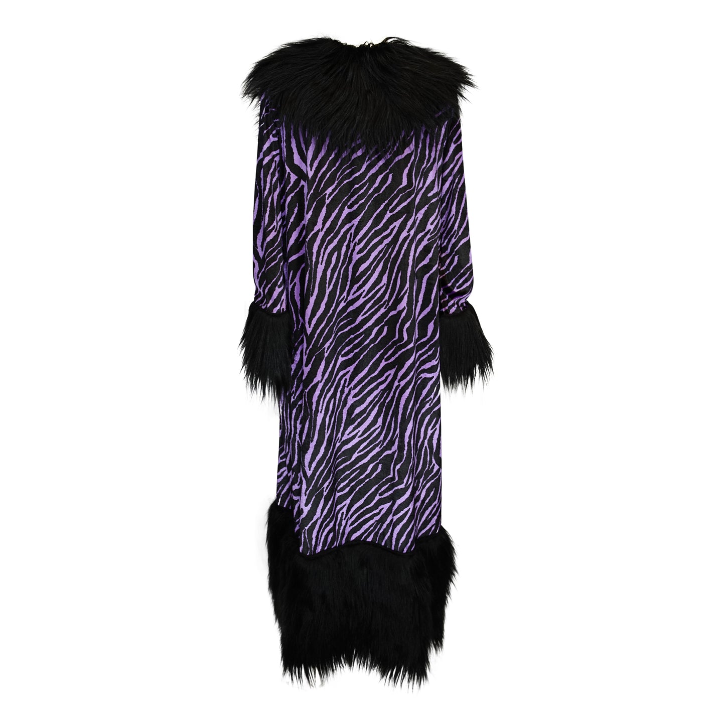 Penny Deluxe Purple Haze Velvet Faux Fur Jacket