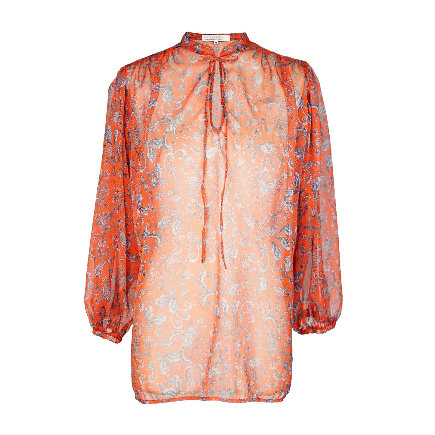 Clara Bishop Sleeve Blouse in Auburn Dawn