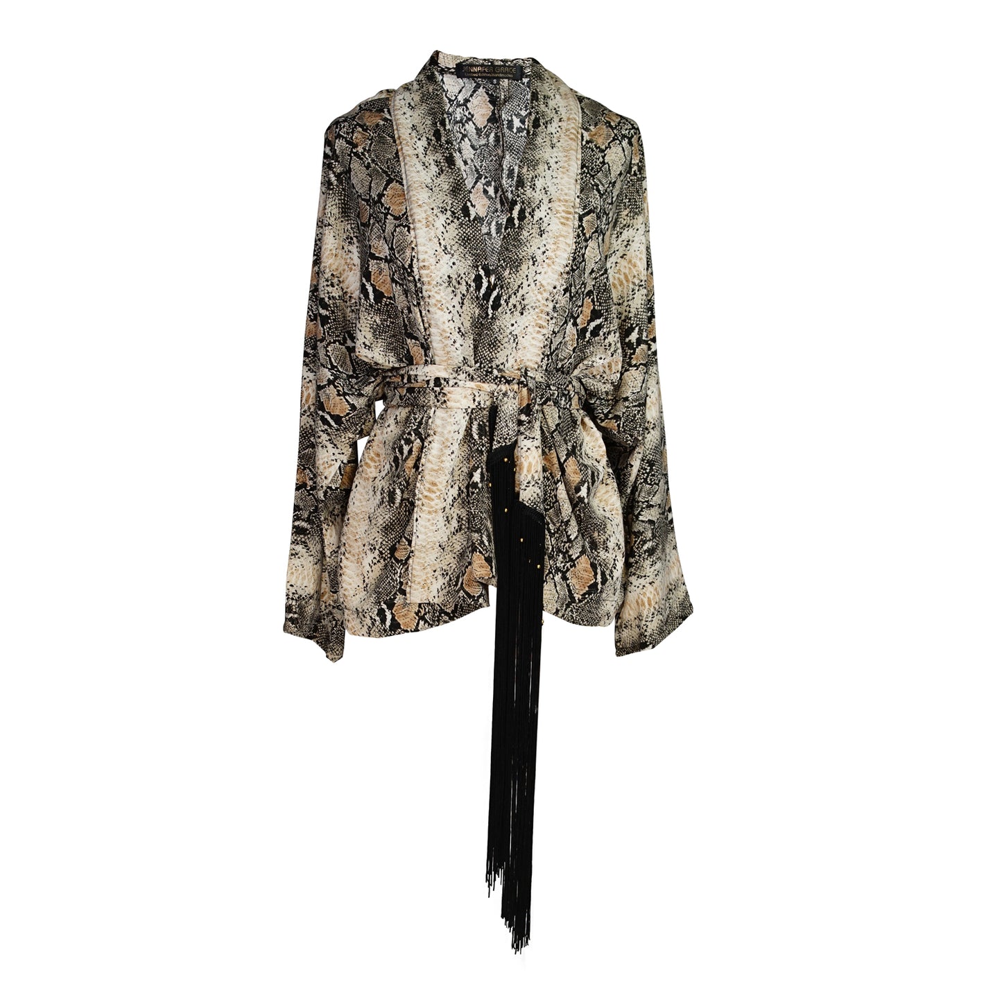 Monochrome Serpentine Dolman Palazzo Set