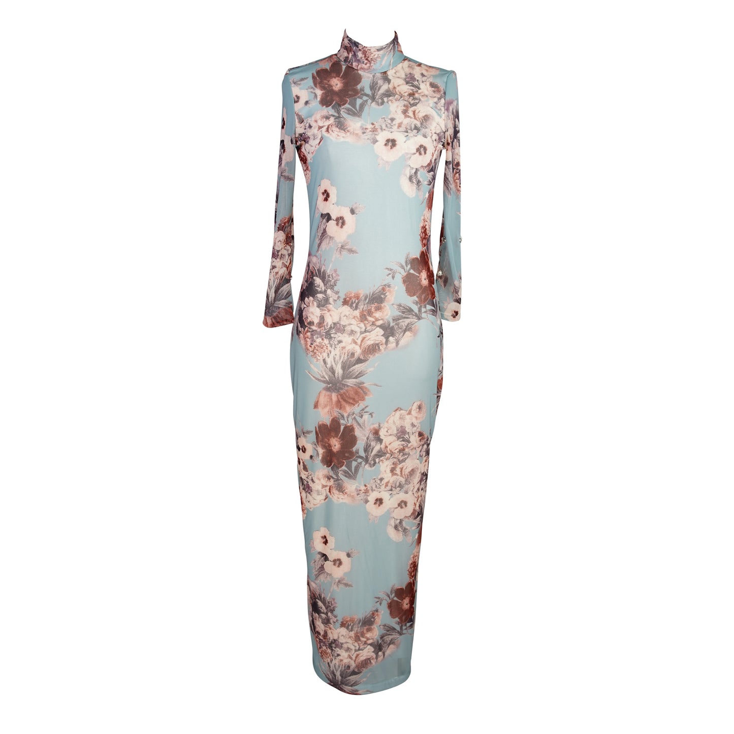 Catroux Dress in Sky Rose