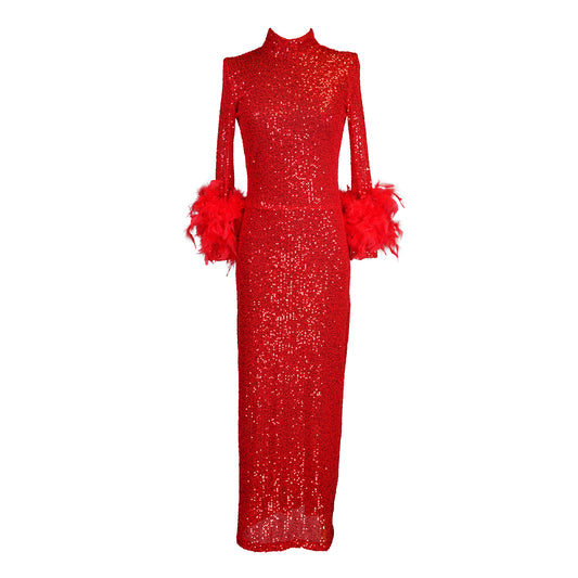 Catroux dress in Ruby Red PRE-ORDER
