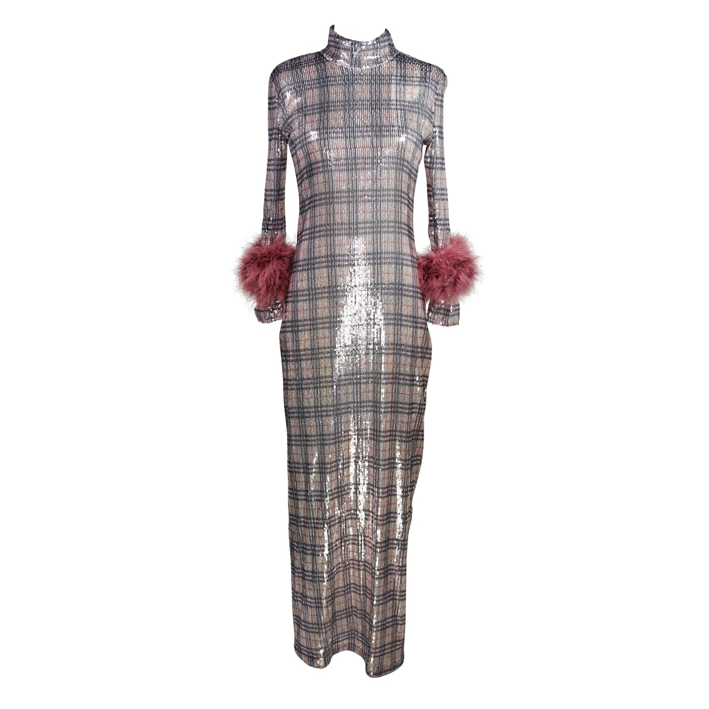 Catroux dress in Berry Baxter Plaid PRE-ORDER