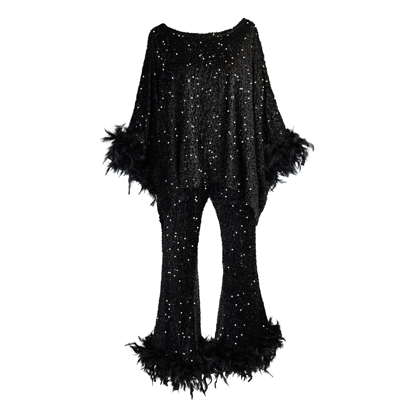 Cara Disco Set in Onyx Sequin