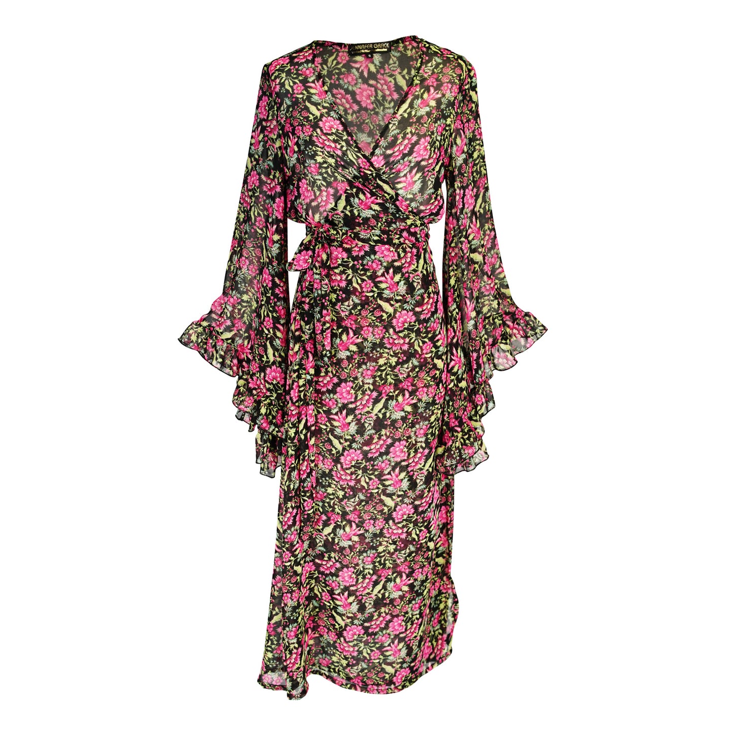 Boogie Muse Wrap Dress in Blackthorn PRE-ORDER