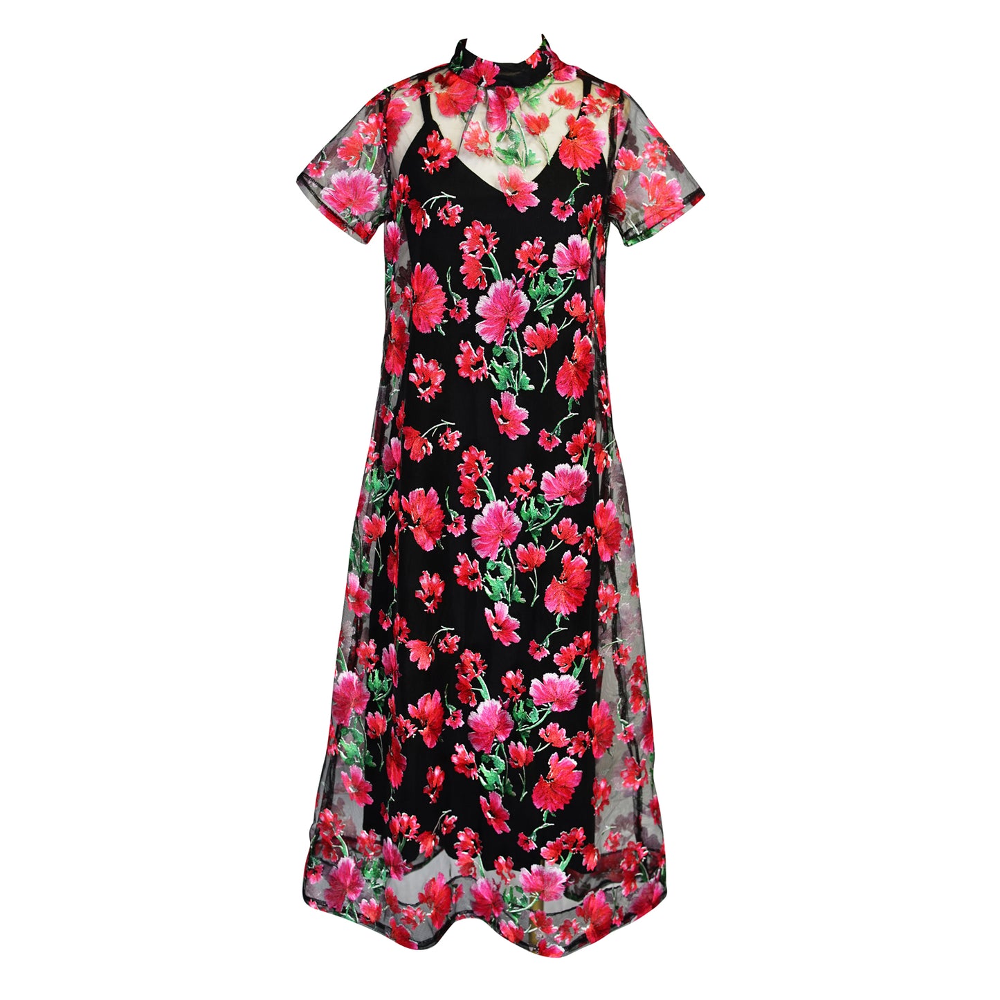 JJ Maxi Dress in Moonlit Rose